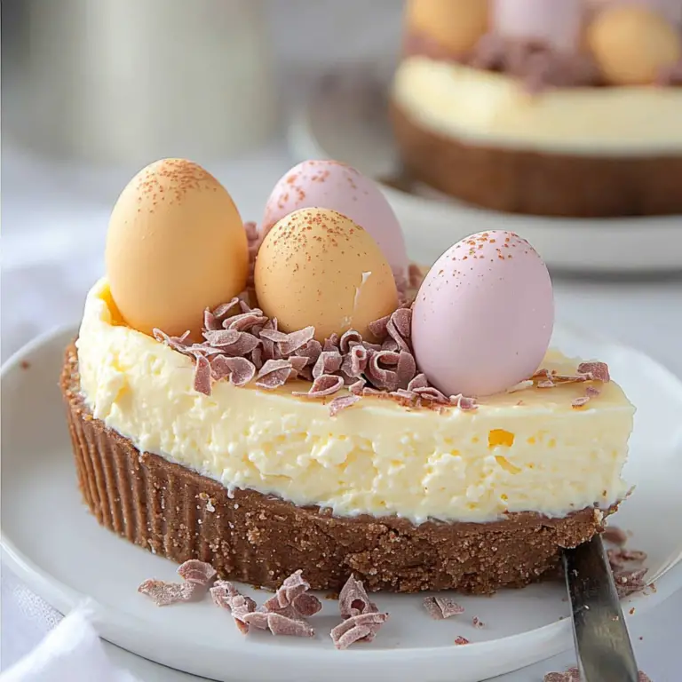 Easter Egg Cheesecake Dessert