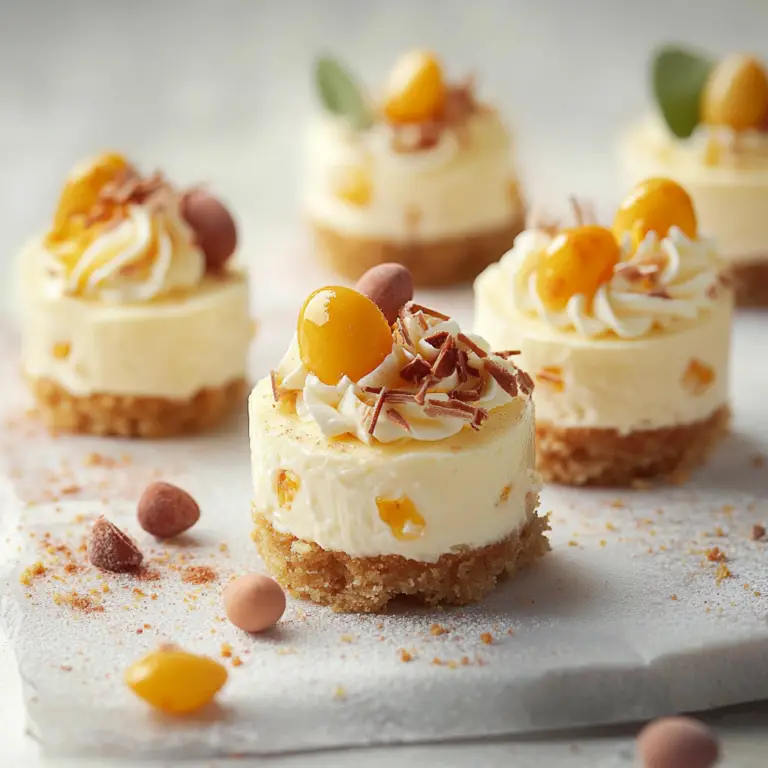 Mini Easter Cheesecakes