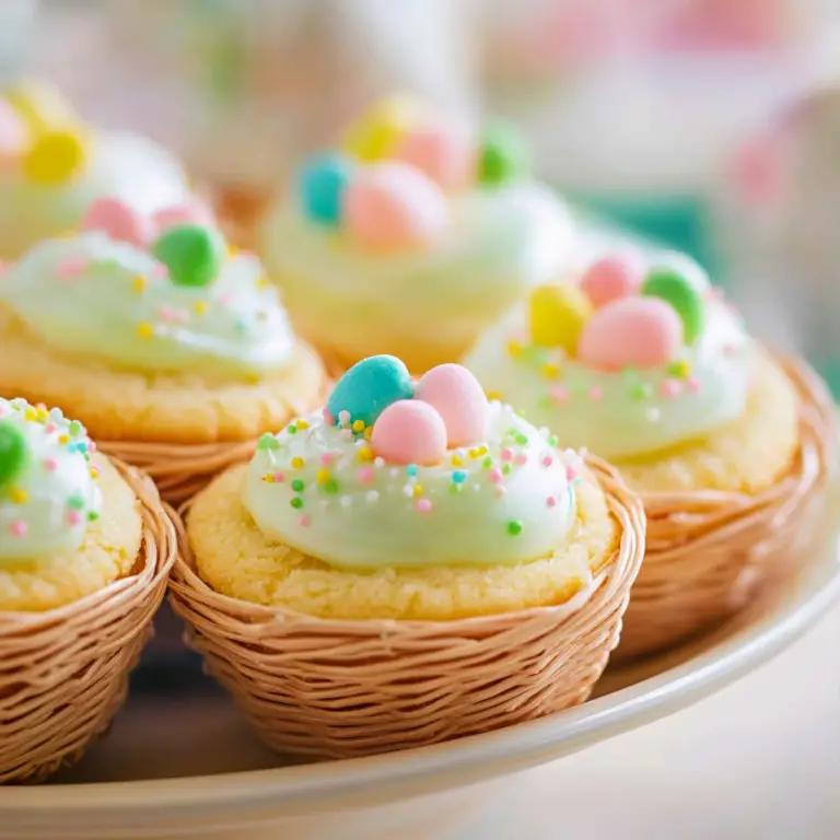 Easter Basket Sugar Cookies Cups