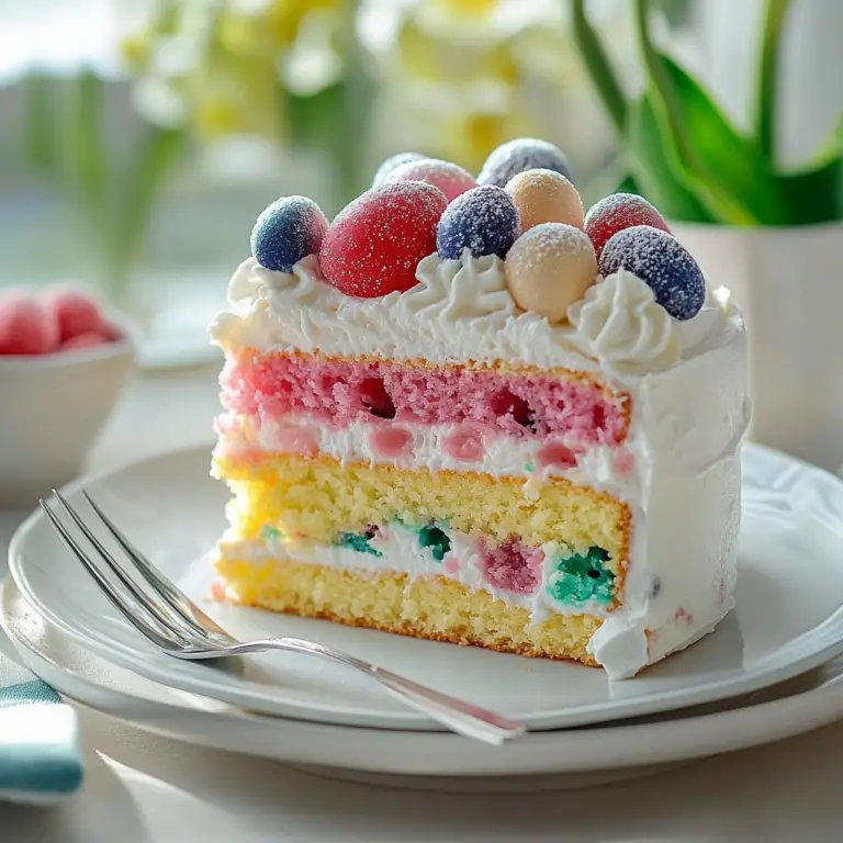Festive Easter Poke Cake