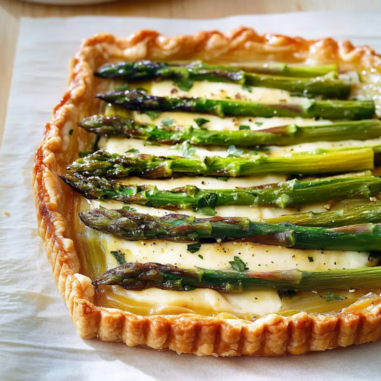 Asparagus and Goat Cheese Tart