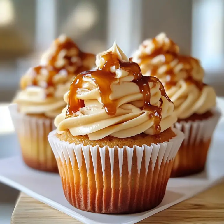 Gooey Salted Caramel Cupcakes