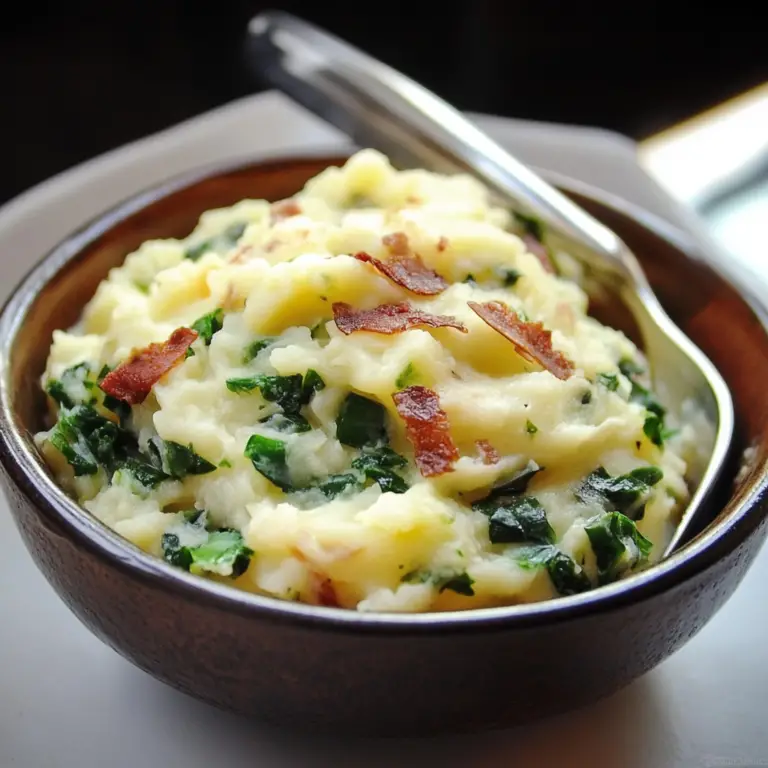 Traditional Irish Colcannon Dish