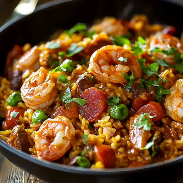 Authentic Creole Jambalaya Dish