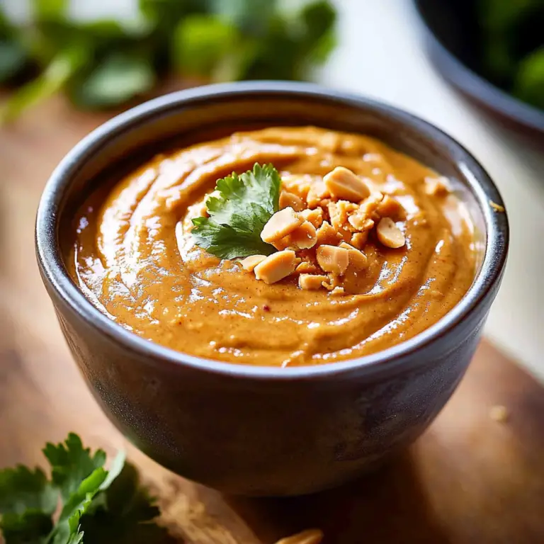 Easy Thai Peanut Sauce Dish