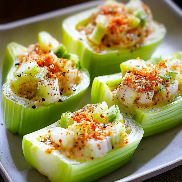 Stuffed Celery Appetizer