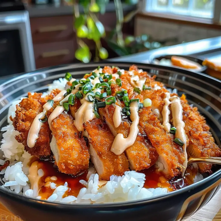 Irresistible Japanese Katsu Bowls with Tonkatsu Sauce