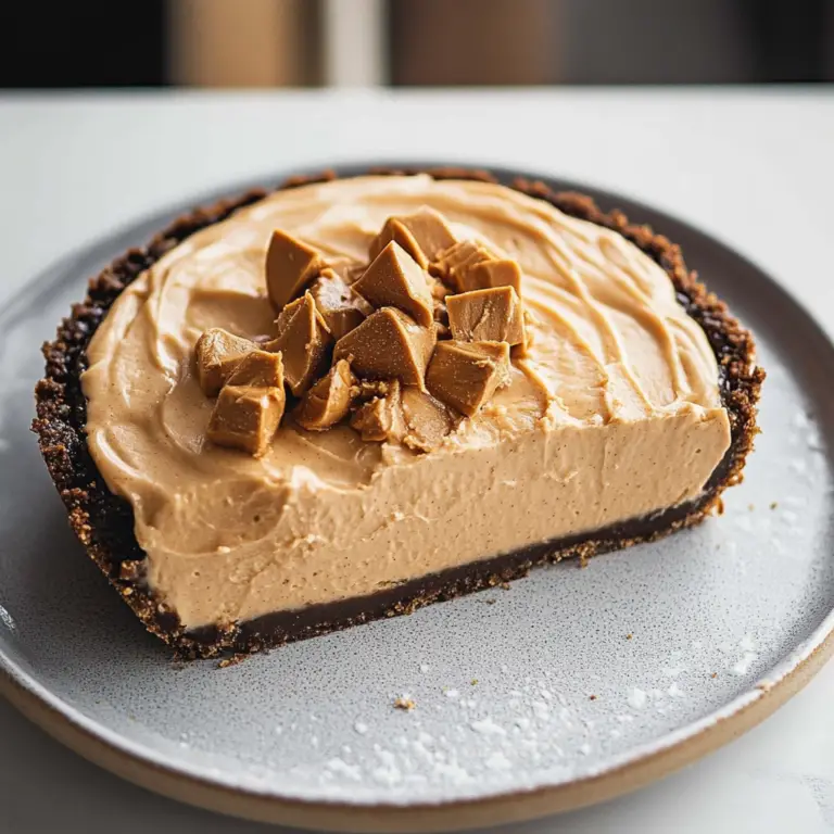 No-Bake Peanut Butter Pie