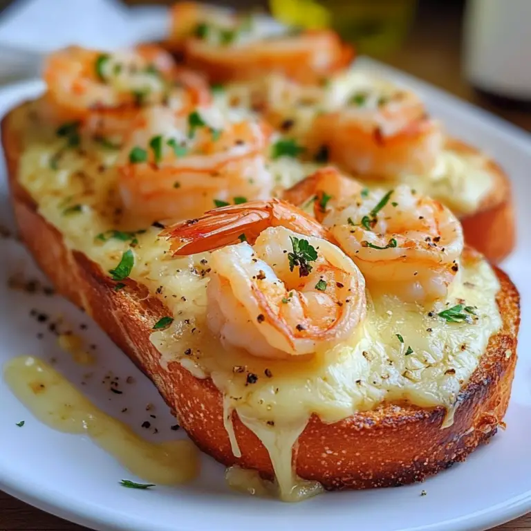Cheesy Shrimp Toast Delight