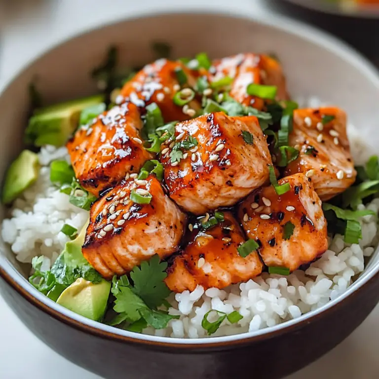 Sweet Chili Salmon Bowl