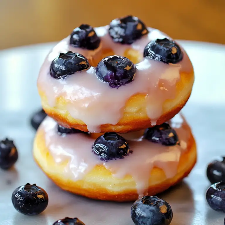 Blueberry Lemon Donuts