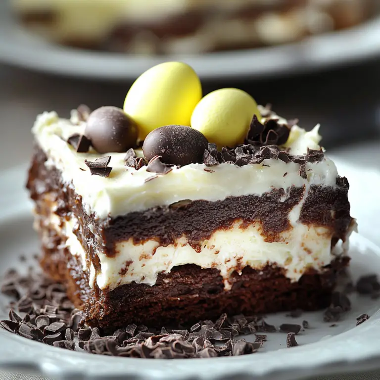 Easter Chocolate Lasagna