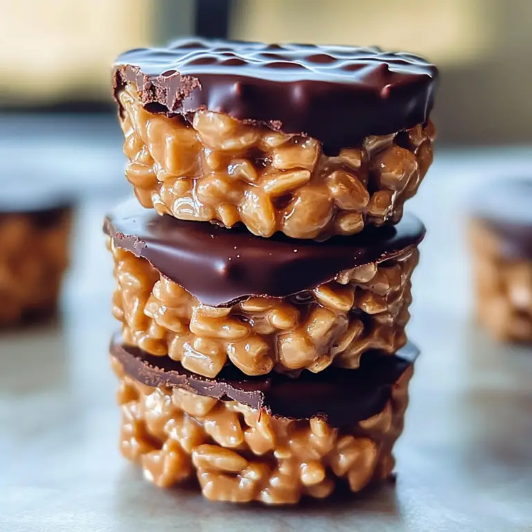 Chocolate Peanut Butter Rice Krispie Cups