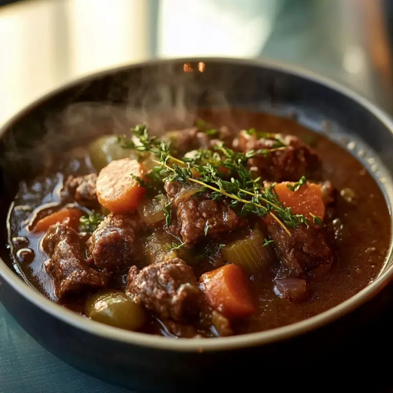 Irish Beef Stew in a Bowl