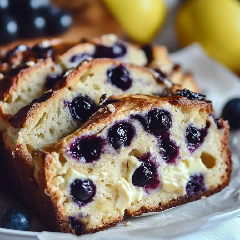 Lemon Blueberry Sourdough Bread