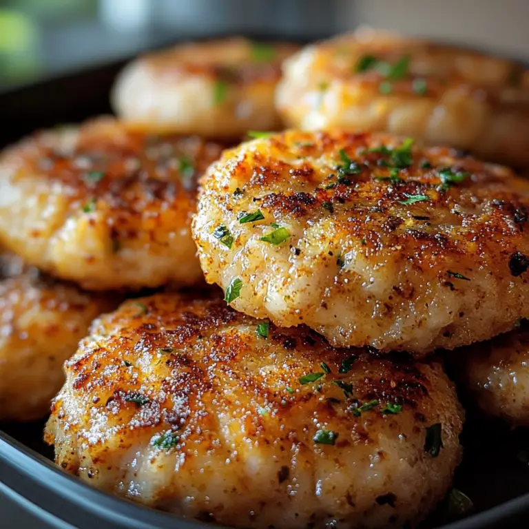 Air Fryer Chicken Rissoles