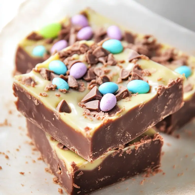 Easy Easter Fudge Delight