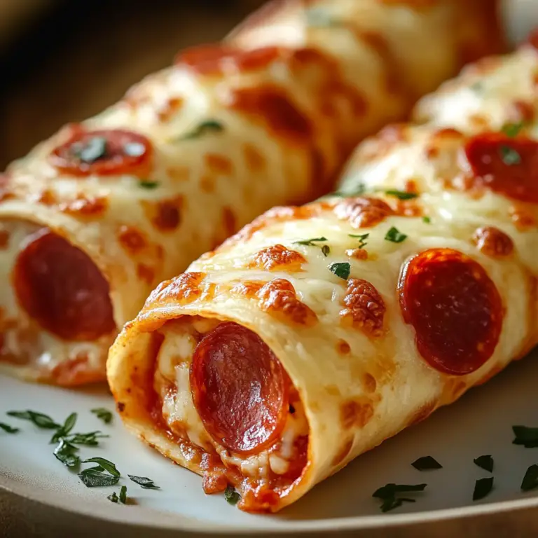Cheesy Pepperoni Pizza Roll-Ups