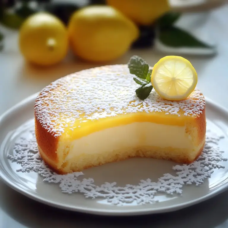 Lemon Custard Cake