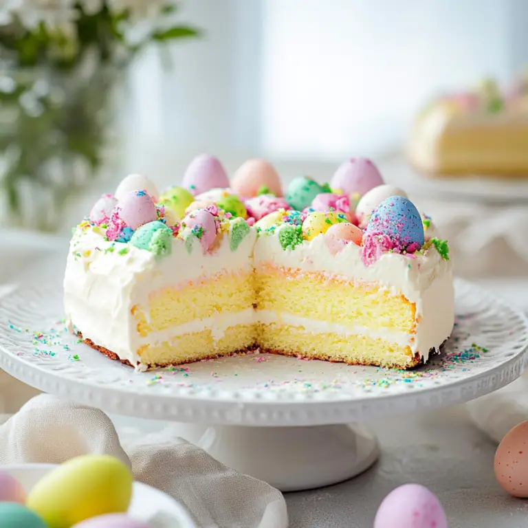 Easter Poke Cake Delicious Dessert