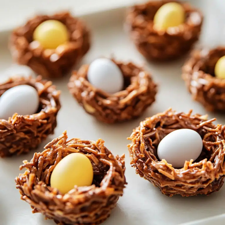 Easter Bird Nests Cookies