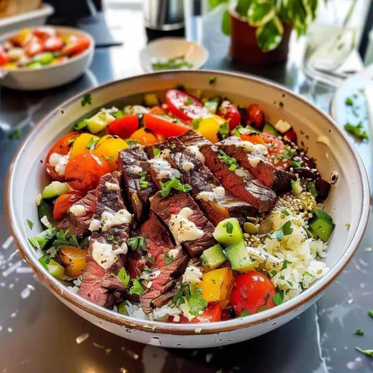 Mediterranean Steak Bowls