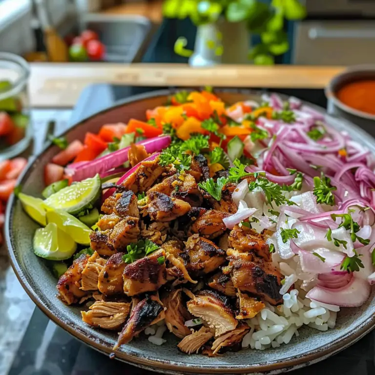 Healthy Chicken Shawarma Bowl | A Flavorful Delight