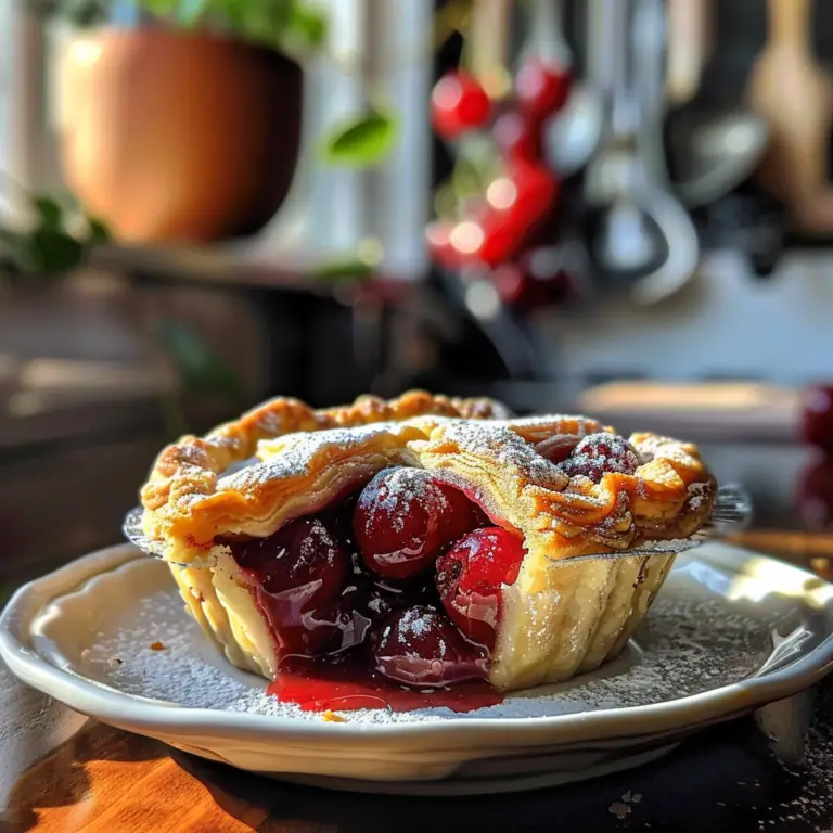 Irresistible Mini Cherry Pies: A Sweet Delight Recipe