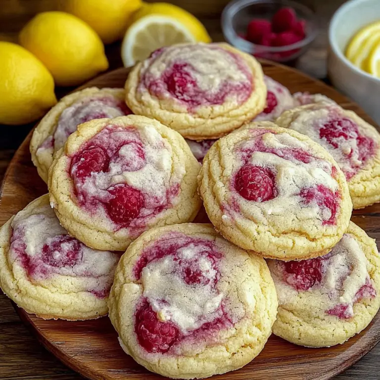 Lemon Raspberry Cookies