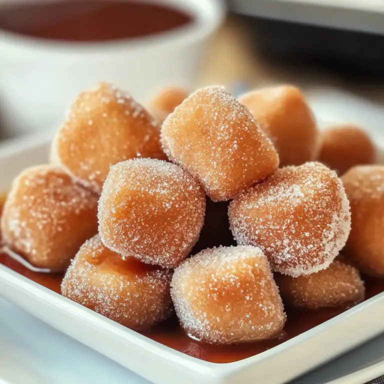 Fluffy Air Fryer Churro Bites