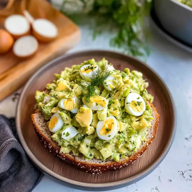 Creamy Avocado Egg Salad