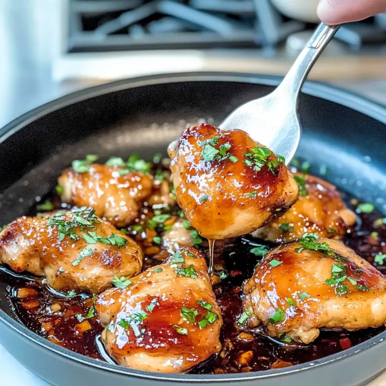 Honey Garlic Chicken Thighs