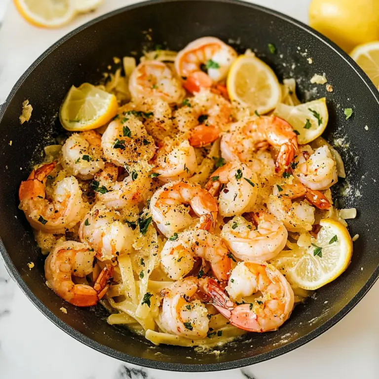 Zesty Lemon Shrimp Pasta