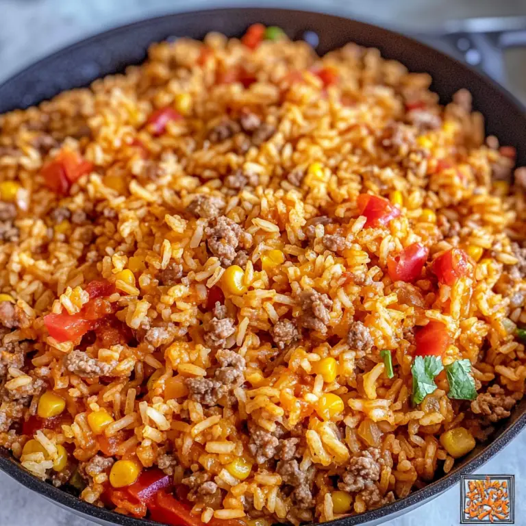 One-Pot Mexican Taco Rice Skillet