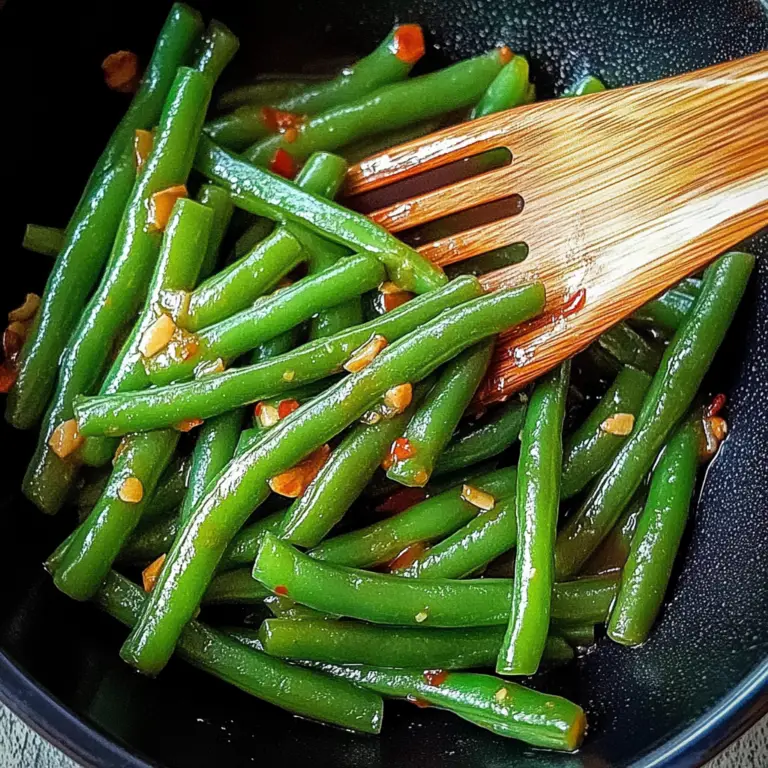 Thai Sweet Chili Green Beans