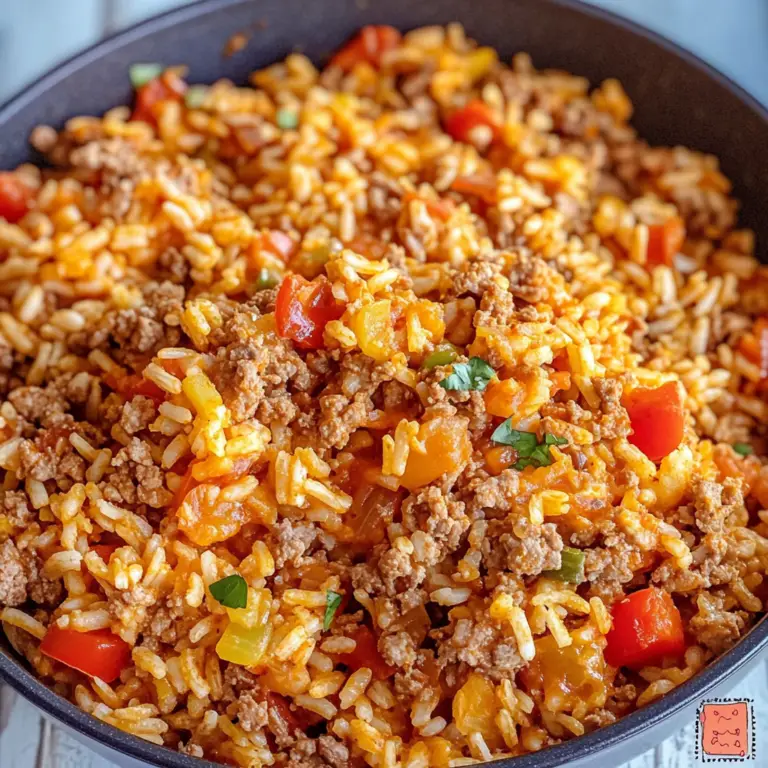 One-Pot Mexican Taco Rice Skillet