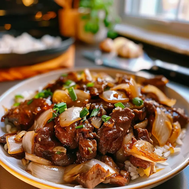 Beef Onion Stir Fry Recipe in 20 Minutes
