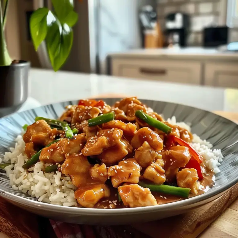 Easy Chinese Peanut Butter Chicken Recipe