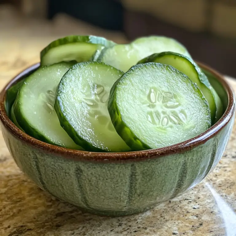 Cucumber Snack Bowl