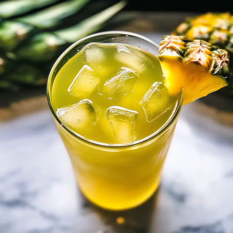 Tropical Iced Green Tea