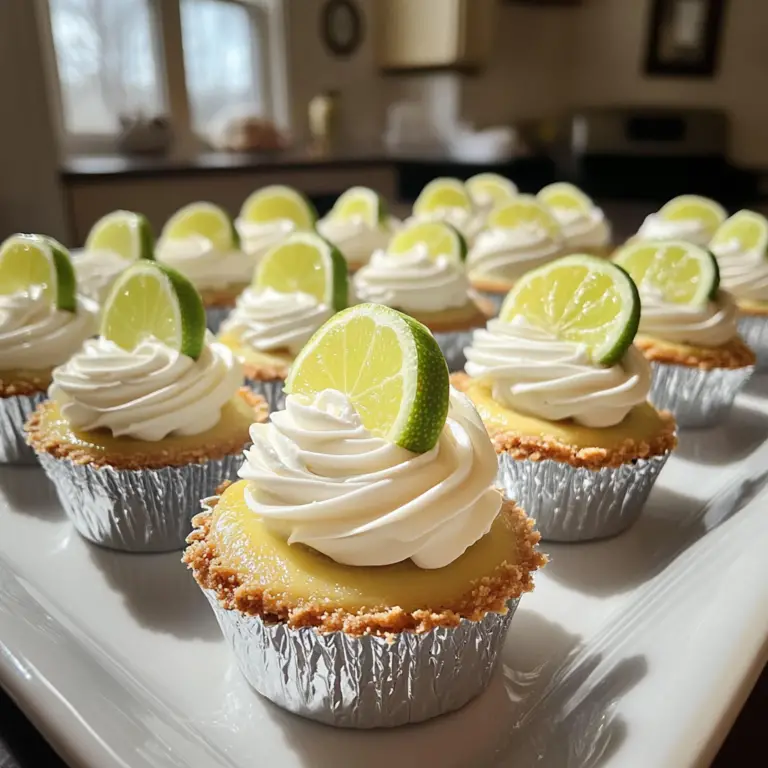 No-Bake Mini Key Lime Pies