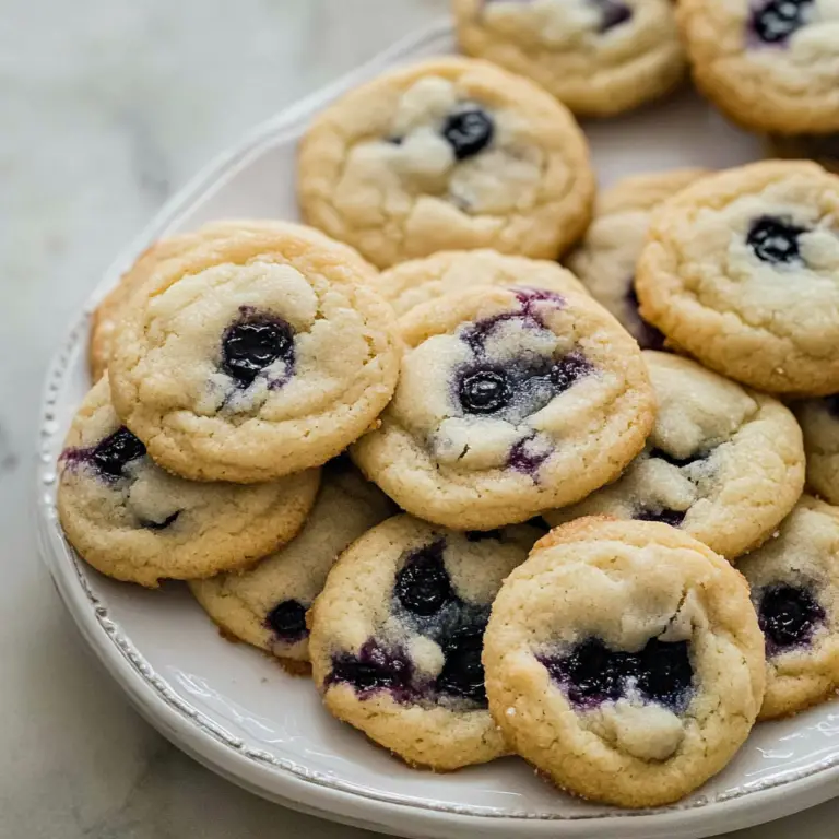 Lemon Blueberry Cookies