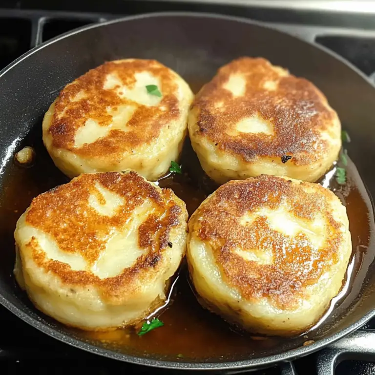 Stuffed Potato Cakes with Meat & Mushrooms
