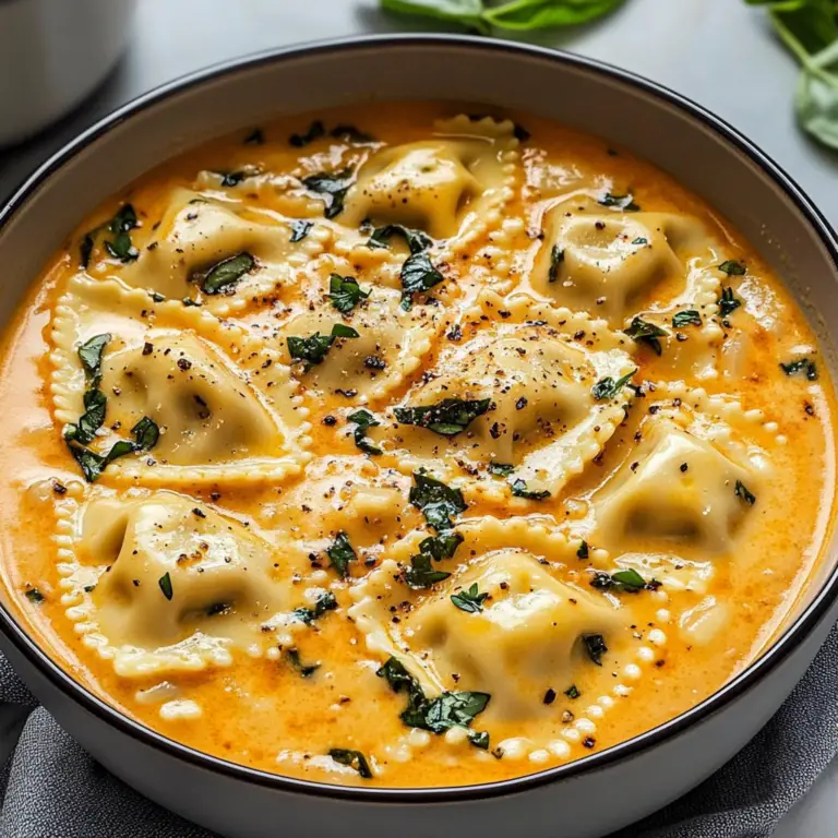 Tuscan Ravioli Soup