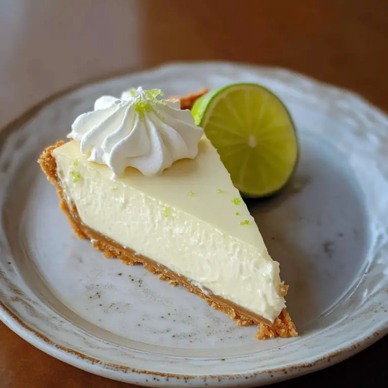No Bake Key Lime Pie
