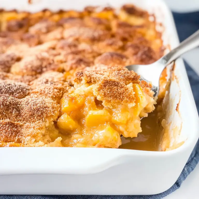 Peach Cobbler Dump Cake