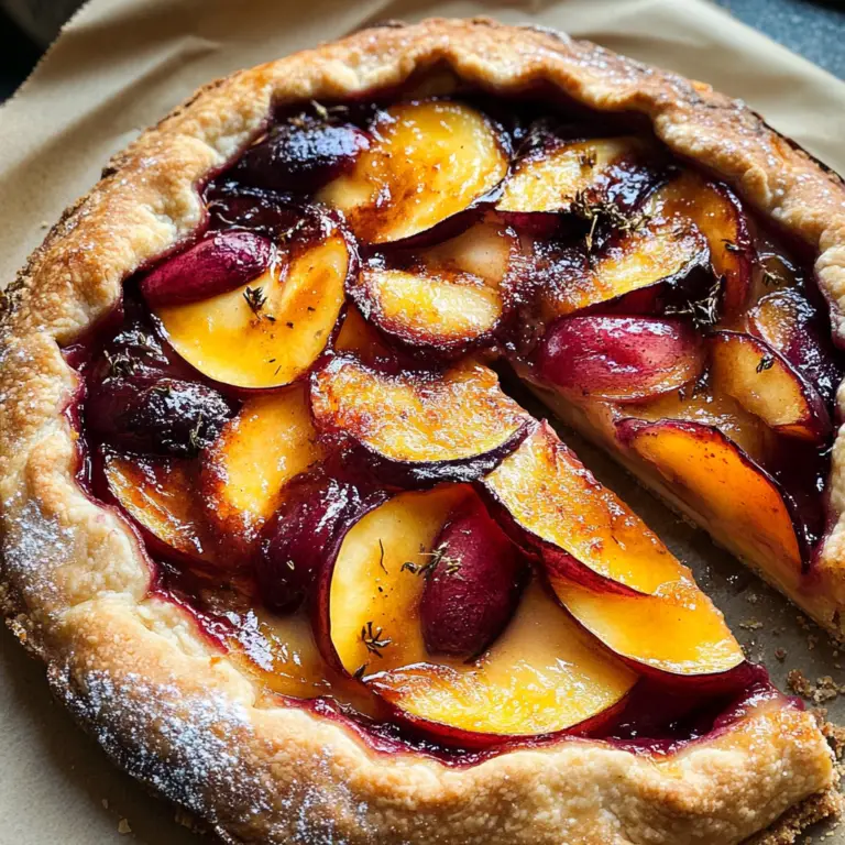 Plum & Thyme Galette