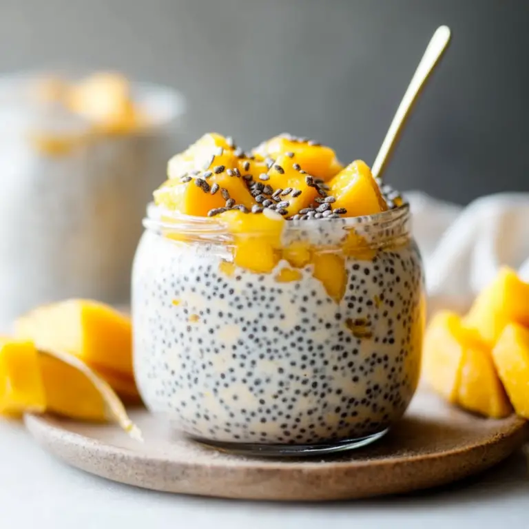 Mango Coconut Chia Pudding