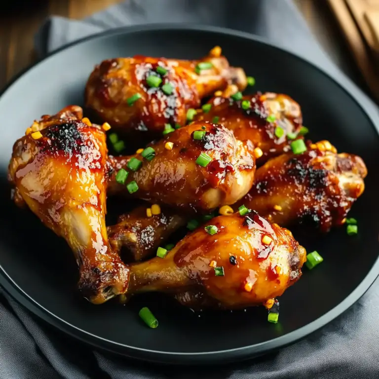 Hot Honey BBQ Chicken Drumsticks