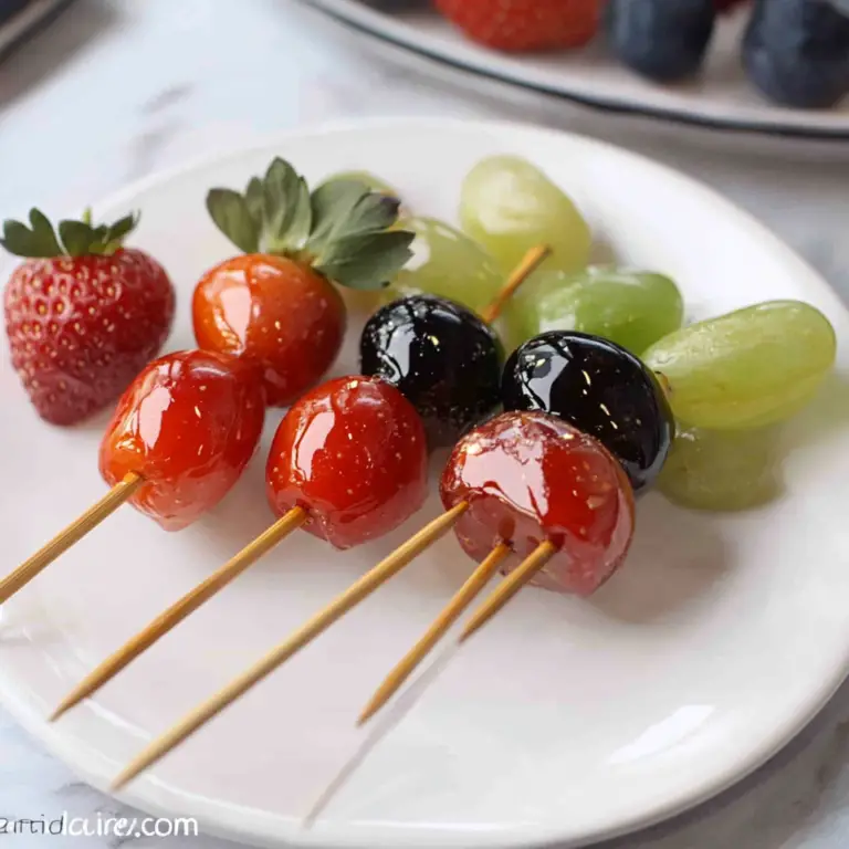 Tanghulu Grape Strawberries Skewers